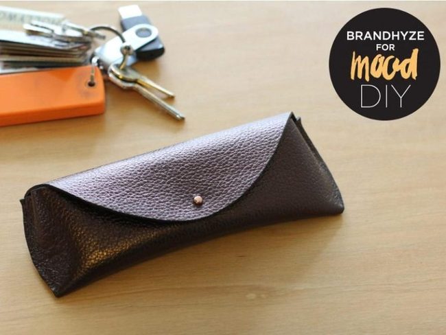 Pebbled Leather Key Pouch