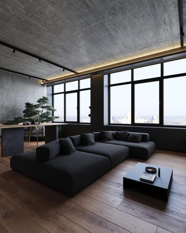 Glass and Concrete City Living