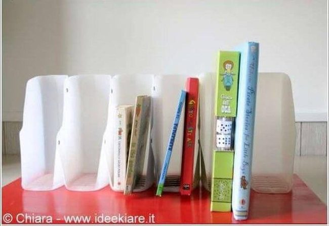 Transparent Milk Jug Bookends