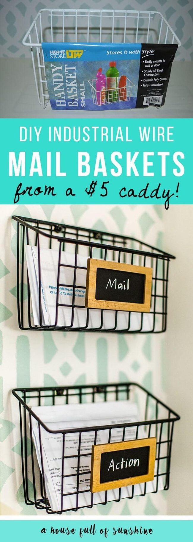 Five Dollar Mail Organizers
