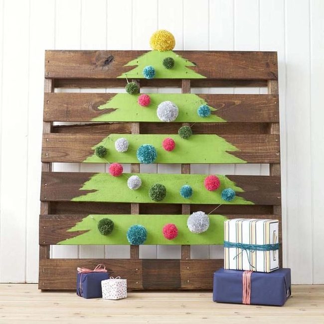 Colorful Yarn Ball Ornaments