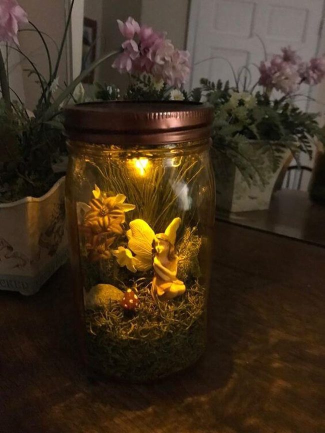 Glowing Mason Jar Miniatures