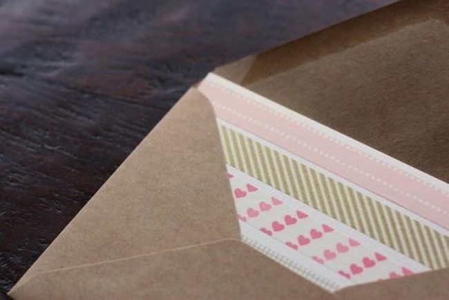 Colorful Tape Decorated Mail
