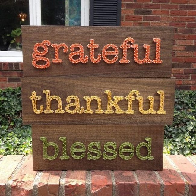 Grateful Thankful Blessed