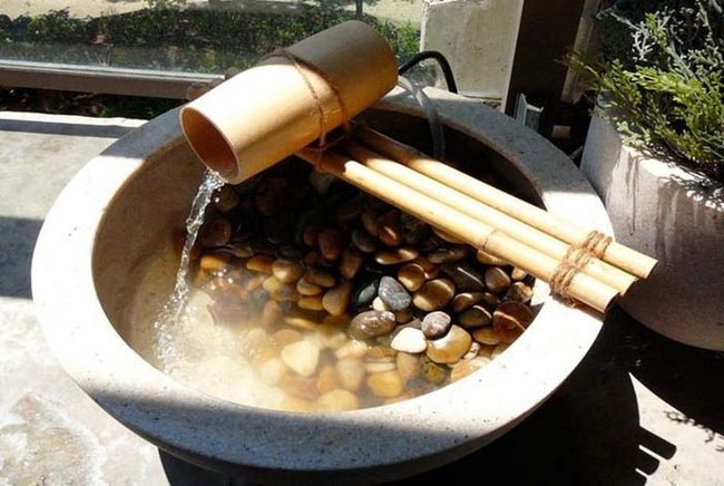 Bamboo Water Cascade Fountain