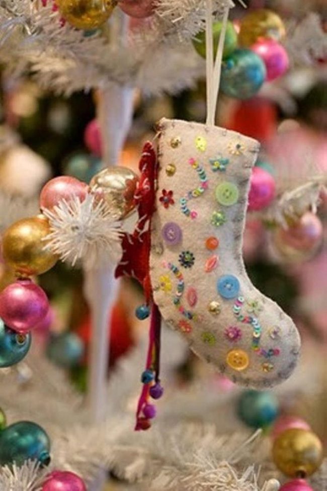 Silver And Gold Ornament Branches