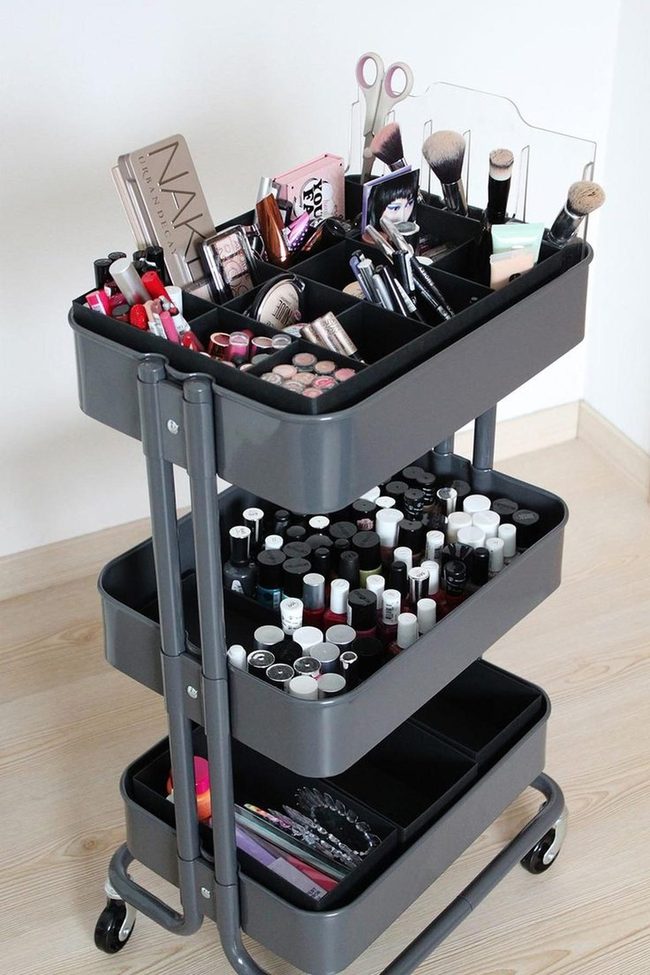 Gray Mobile Beauty Station