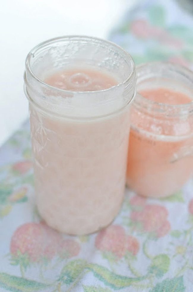 Pale Pink Strawberry Refreshment