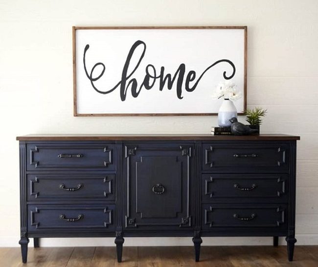 Deep Purple Dresser Tv Stand