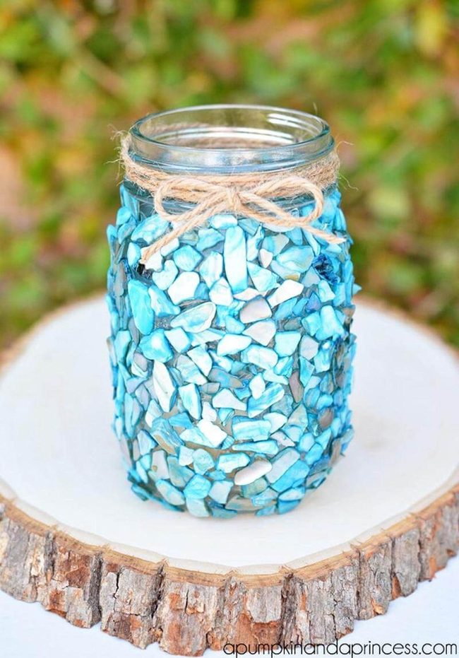 Colorful Tile Garden Luminaries
