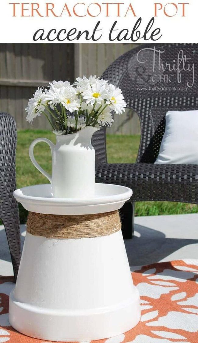 Painted Pot Porch Welcoming