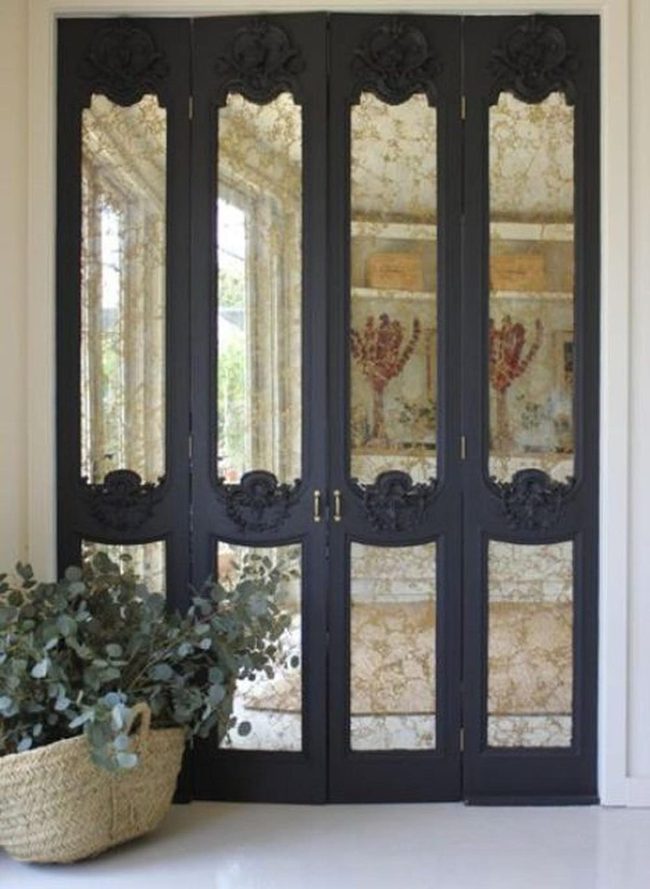 Dark Wood Mirrors, Living Light