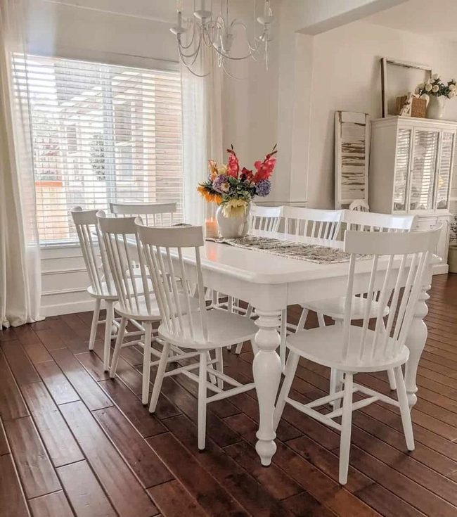 White Table, Fresh Flowers, Timeless Gathering