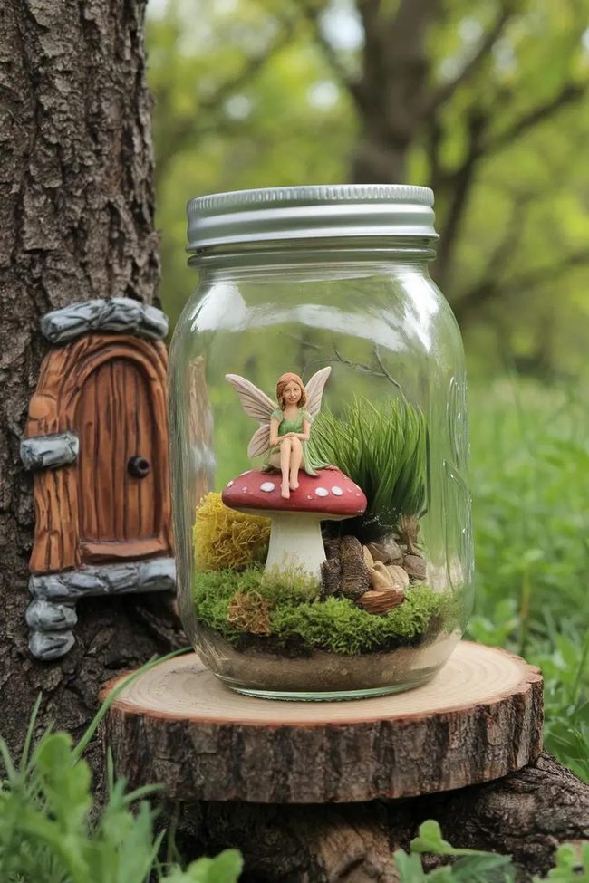 Tiny Worlds In Glass Jars