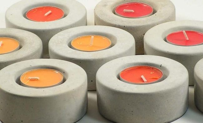 Cement Gray Light Holders