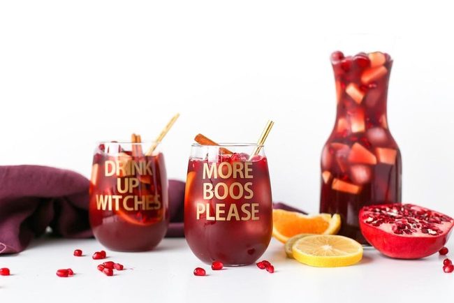 Dark Red Halloween Punch
