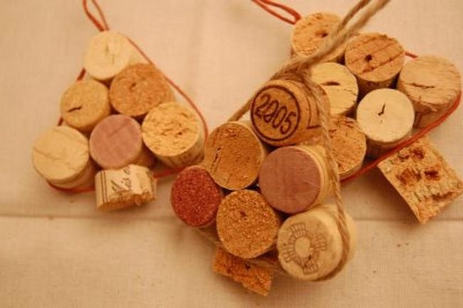 Cork Hearts With Twine Details