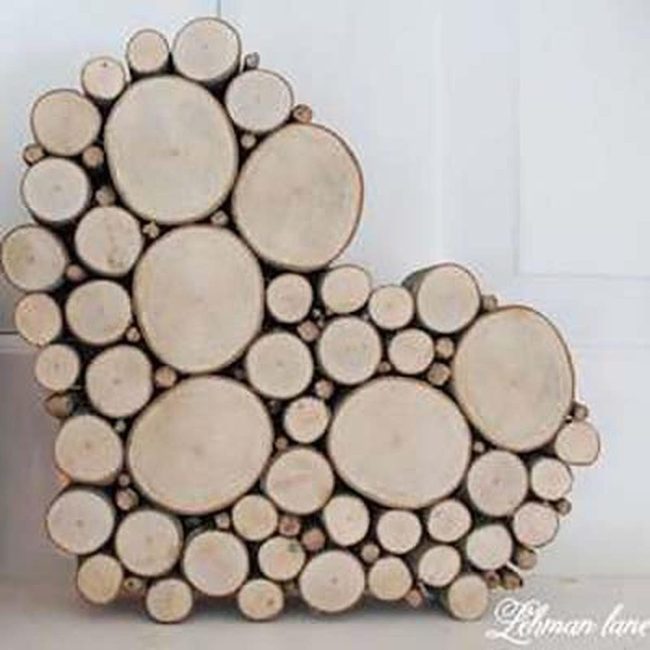Wooden Branch Heart