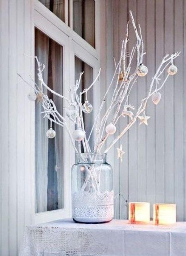 White Wood Winter Stillness
