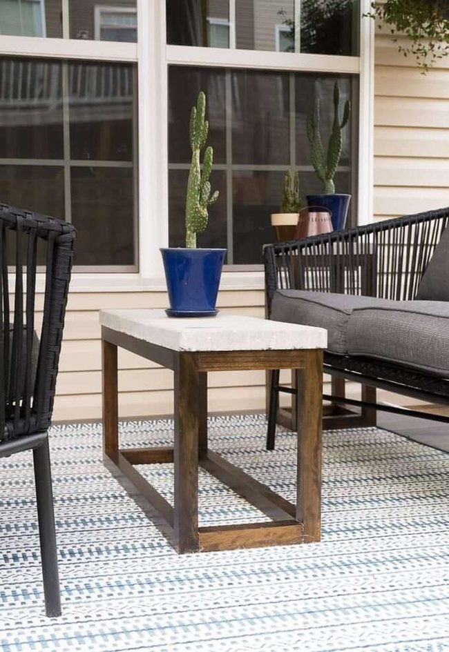 Concrete Paver Table Topper