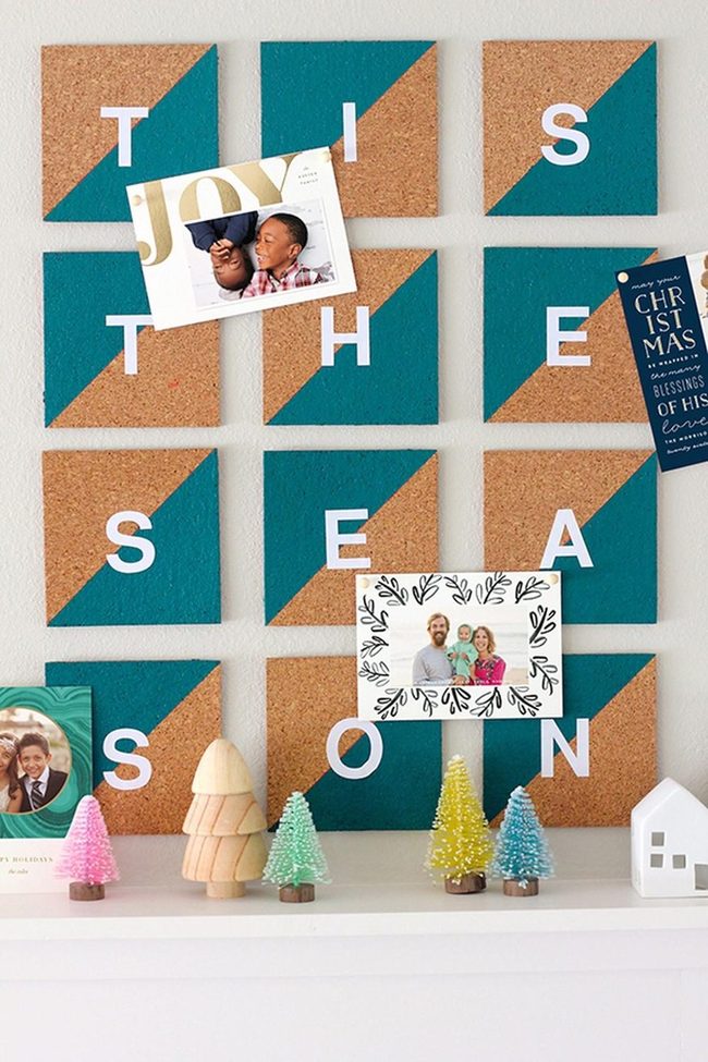 Cork Teal Grid Memories