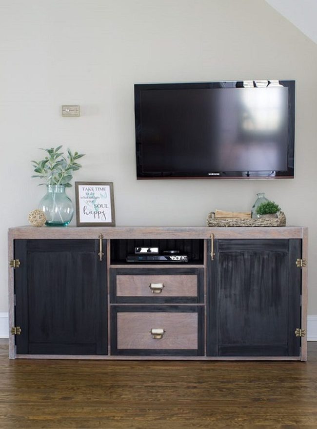 Repurposed Dresser Tv Stand