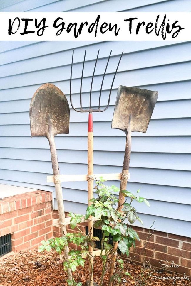 Rusty Metal Garden Sculpture