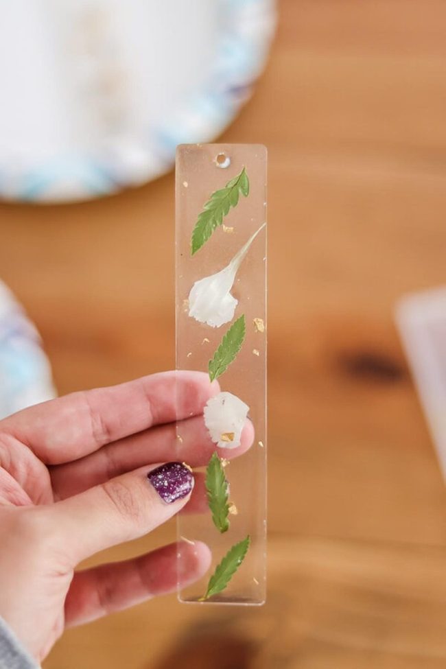Preserved Flowers In Clear Resin