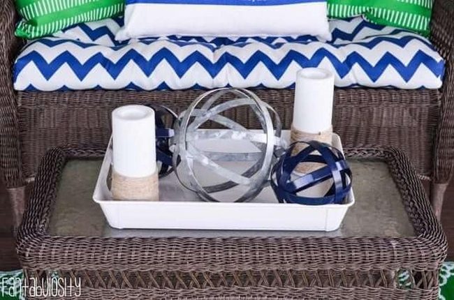 Led Candles With Twine Base