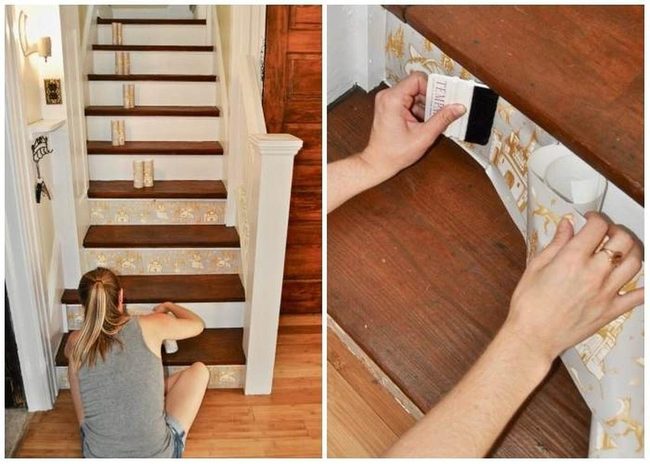 Bold Patterned Staircase Statement