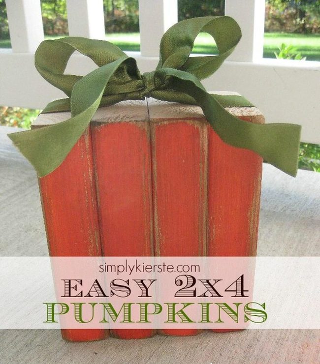 Orange Wooden Pumpkin Masterpiece
