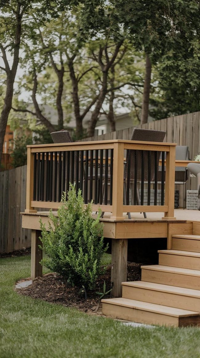 Sustainable Bamboo Pole Deck