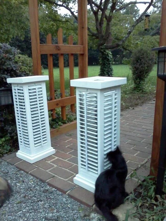 Aged Wood Shutters, Living Walls