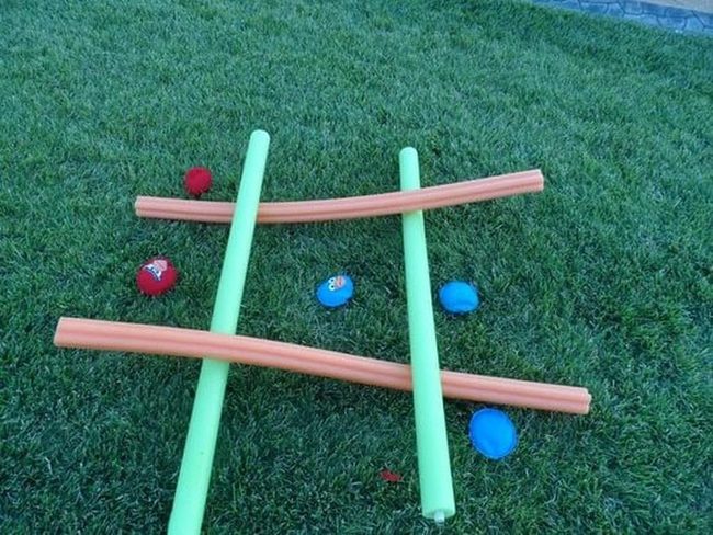 Giant Neon Pool Noodle Game