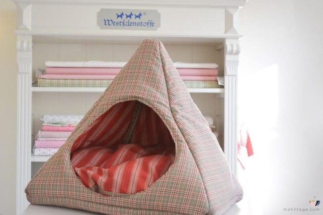 Pastel Striped Tent Retreat