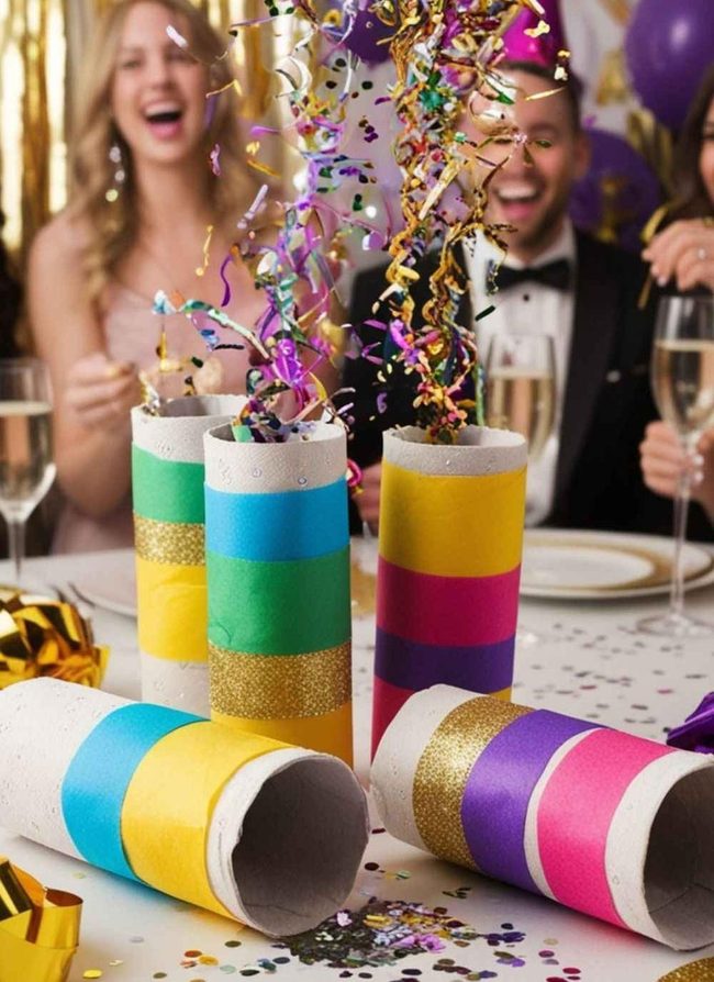 Colorful Confetti Poppers Diy
