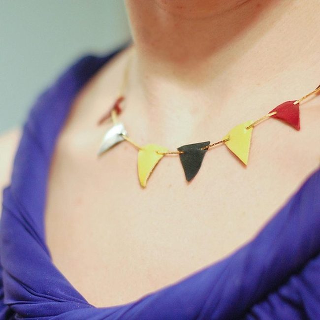 Colorful Flag Chain Necklace