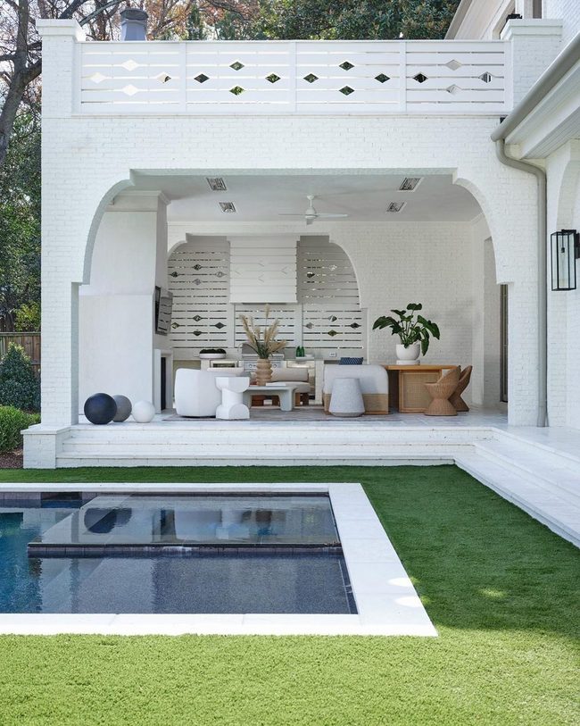 Stained Concrete Luxury Outdoor