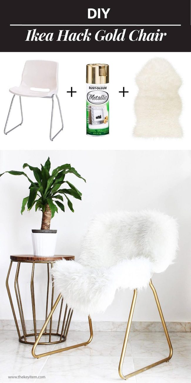 Fluffy Cloud Seat With Gold