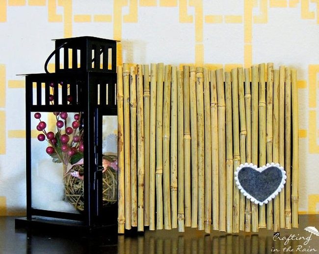 Black Lanterns, Bamboo, White Hearts