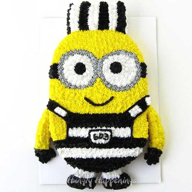 Black And Yellow Character Cake