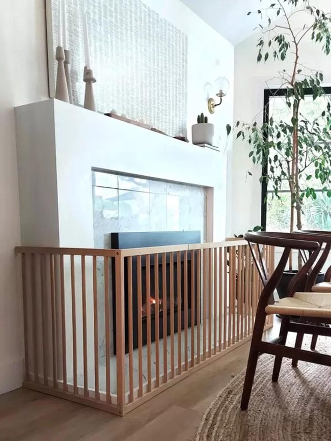 Wooden Fire Guard From Ikea Cot