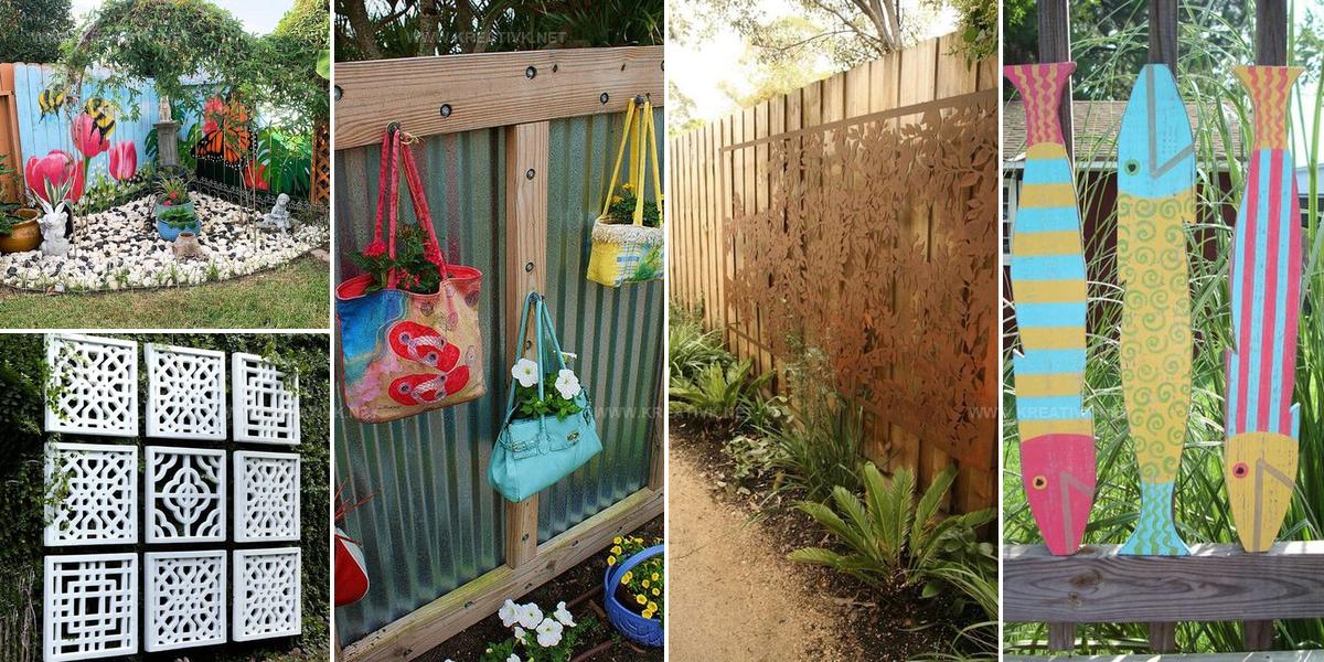 9355343 DIY Garden Fence Art Ideas
