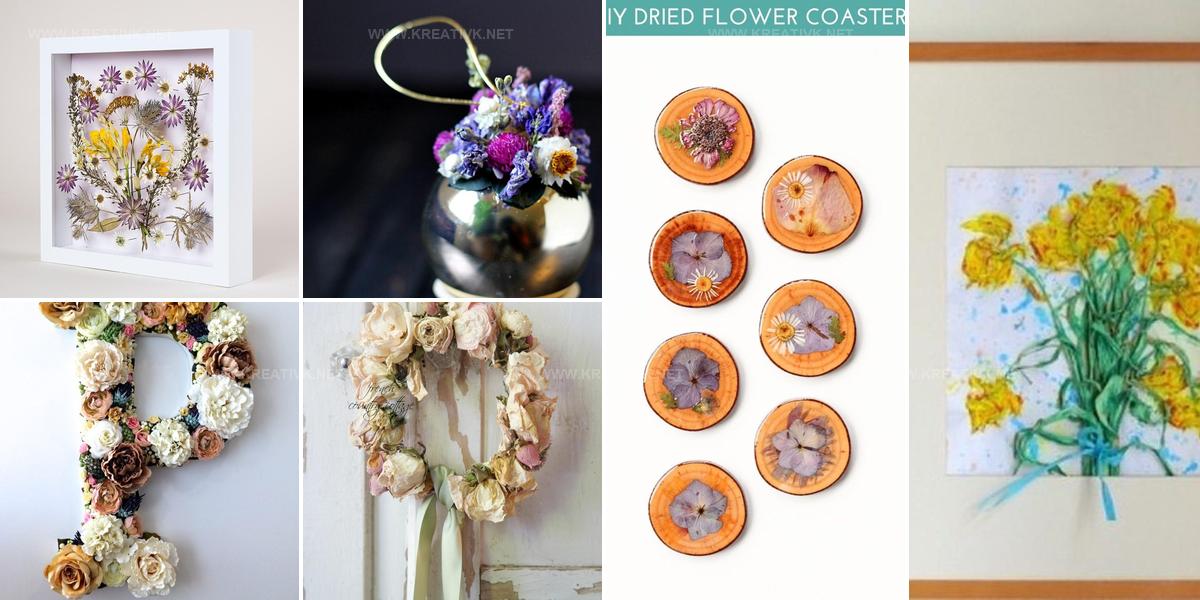 5961677 DIY Pressed Flower Decoration Ideas