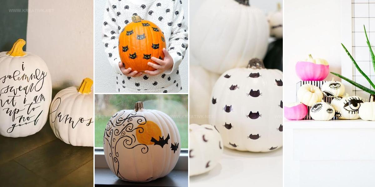 4968925 Sharpie Halloween Pumpkin Decor Ideas