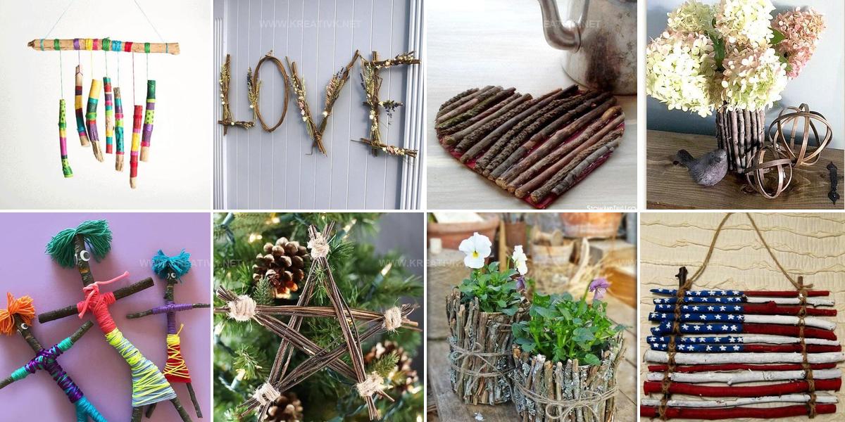 6270780 Twig Craft Ideas