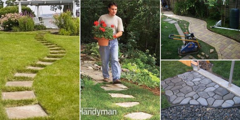 1998909 DIY Garden Path Ideas
