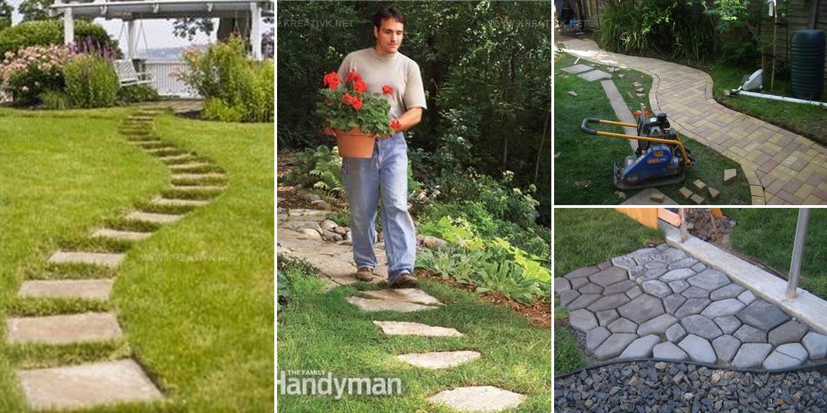1998909 DIY Garden Path Ideas
