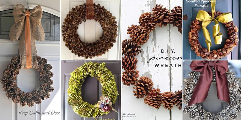 2975157 DIY Fall Pinecone Wreath Ideas