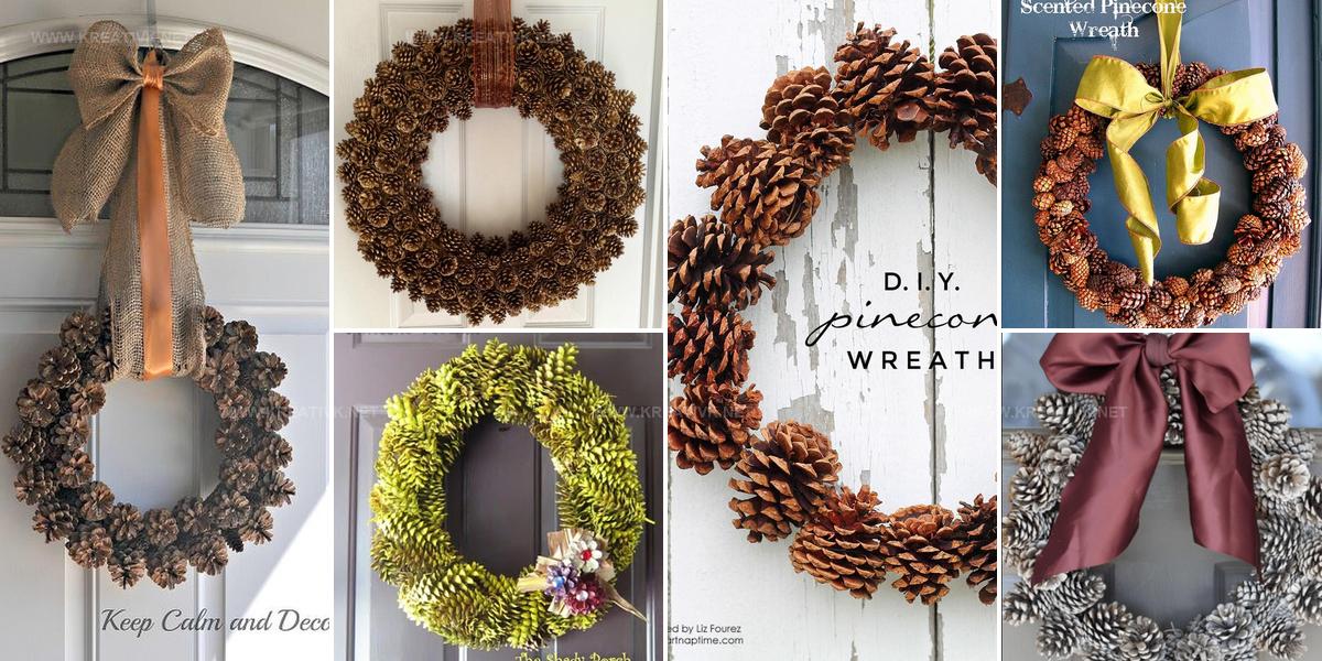 2975157 DIY Fall Pinecone Wreath Ideas
